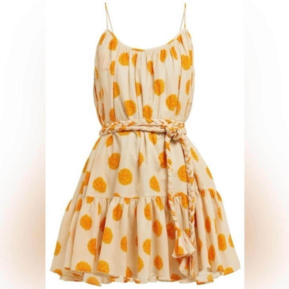 Rhode Resort Nalla Mini Dress in Marigold Size Medium